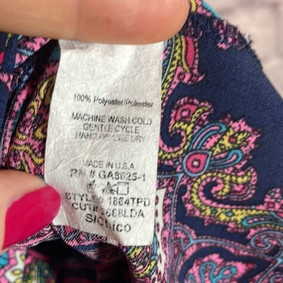 Renee C. colorful mandala design blouse - Picture 7 of 7